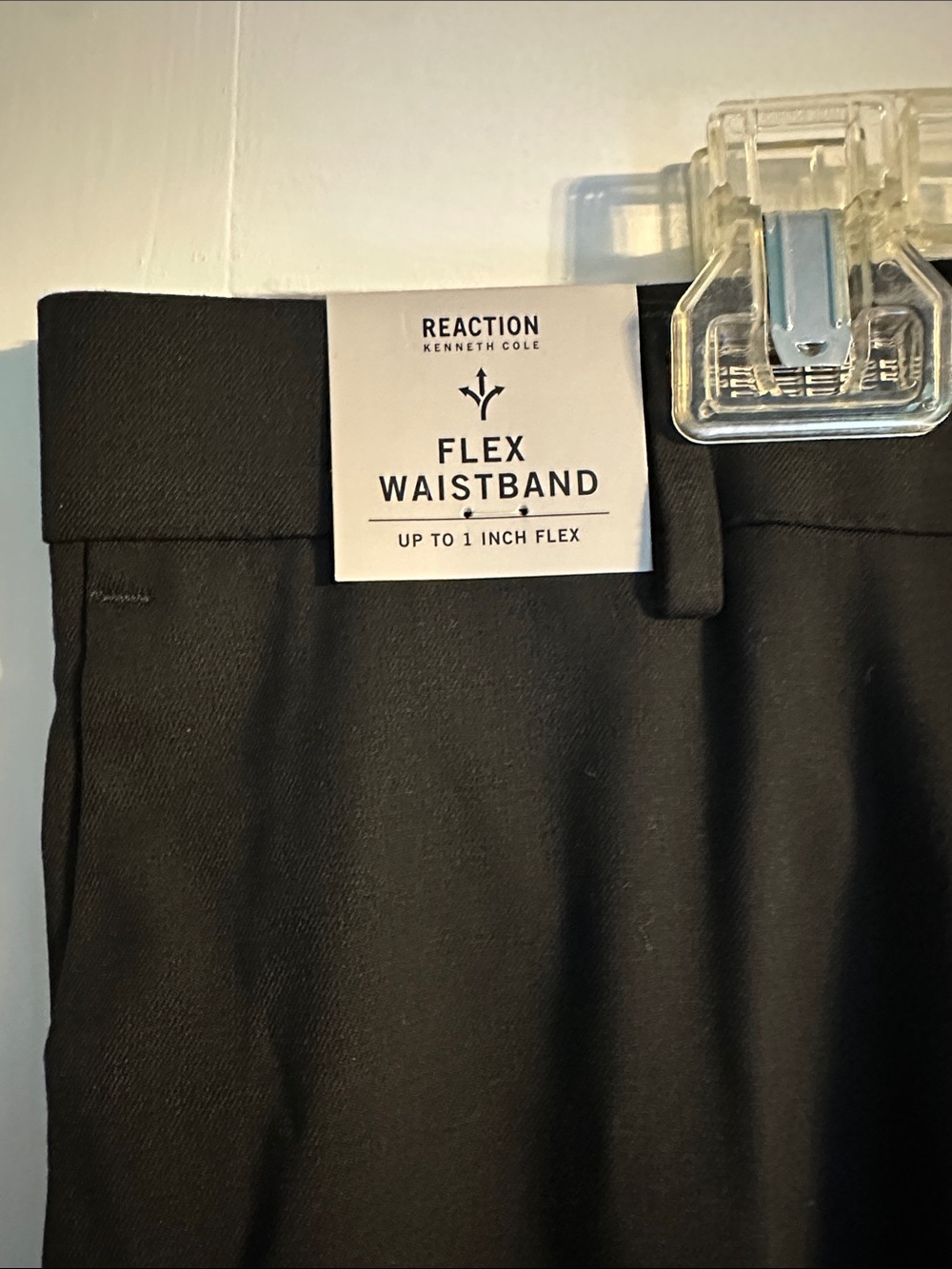 Kenneth Cole Black Men's Dress Pants - Straight Leg